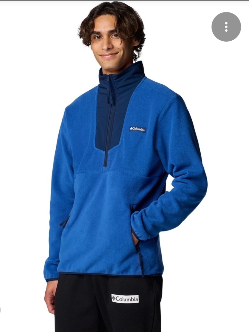 NWT Columbia Men's Sequoia Grove Half Zip Fleece